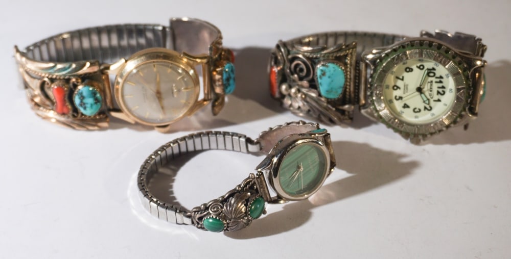 Collection Silver & Turquoise Watch Bands (1 of 4)