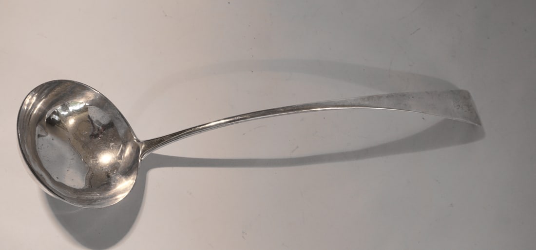 Large Southern Coin Silver Ladle (1 of 3)