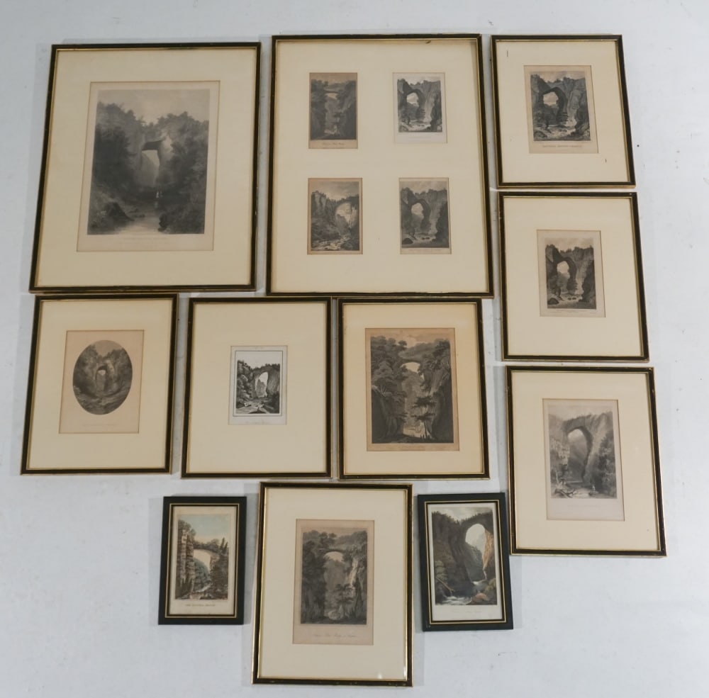Collection Antique Engravings of Natural Bridge (1 of 1)