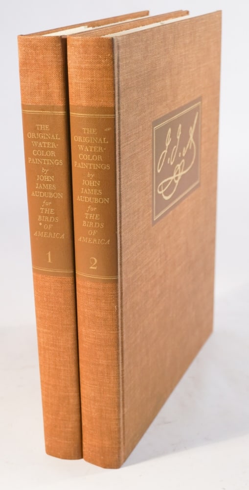 Vintage Cased Volumes Audubon Birds of America (1 of 10)