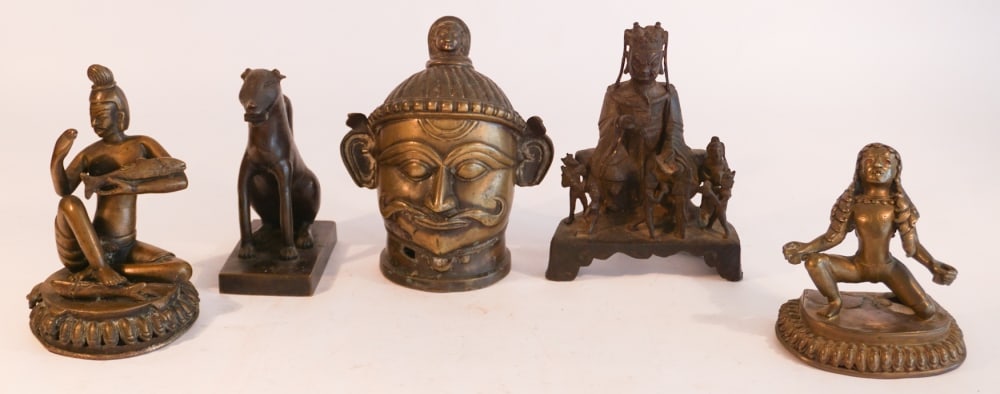 Collection Antique Chinese Bronze Sculptures (1 of 9)