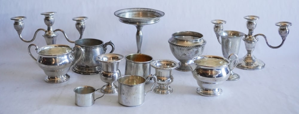 Antique & Vintage Weighted & Solid Sterling Silver Table Wares (1 of 1)