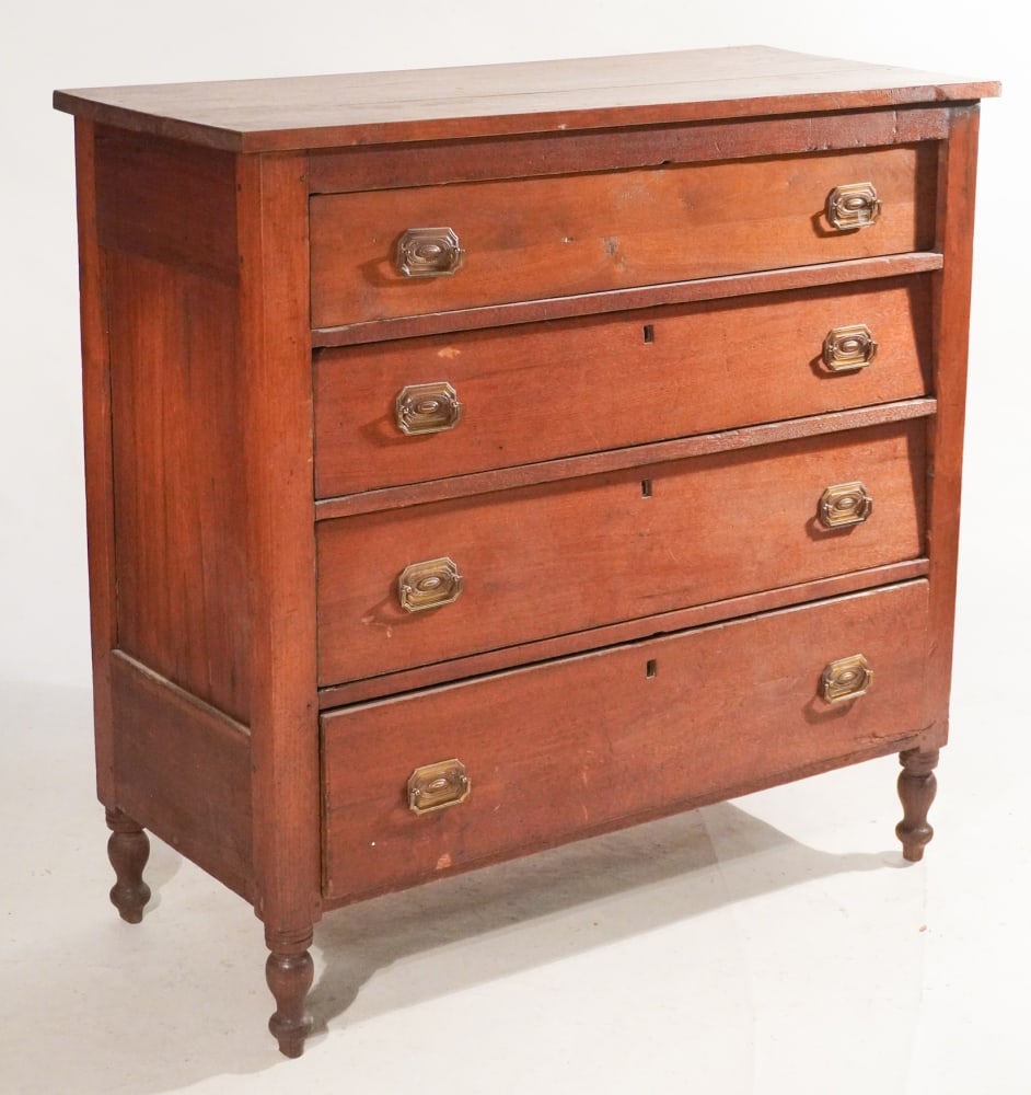 Southern Federal Black Walnut Chest of Drawers (1 of 3)