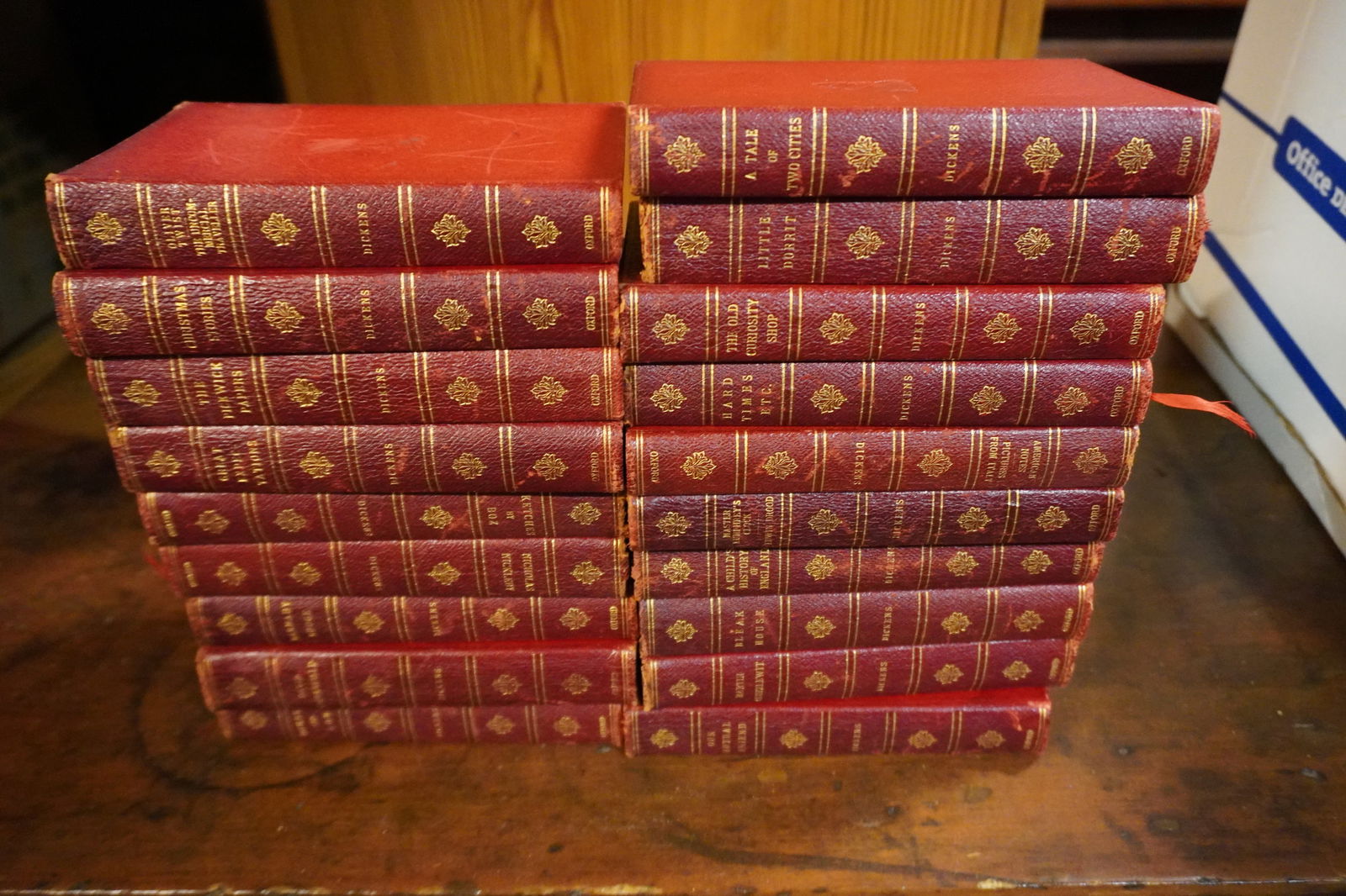 Fine Set of Antique Leather Bound Volumes (1 of 4)