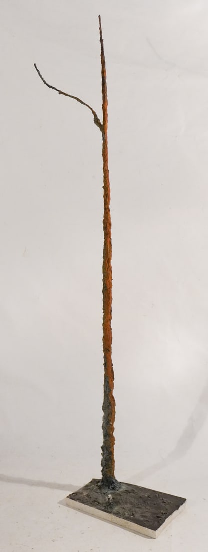 Jeremy Butler: (United States/England, 20th/21st century) Ceramic Sculpture titled, "The Planet Where Rocks Grow Like Trees." Brilliant larger size work standing at 71" tall.