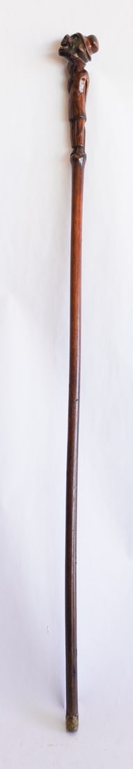 Excellent Antique Southern Folk Art Carved Cane (1 of 5)