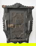 Antique Folk Art Druggist/Barbers Hanging Cabinet