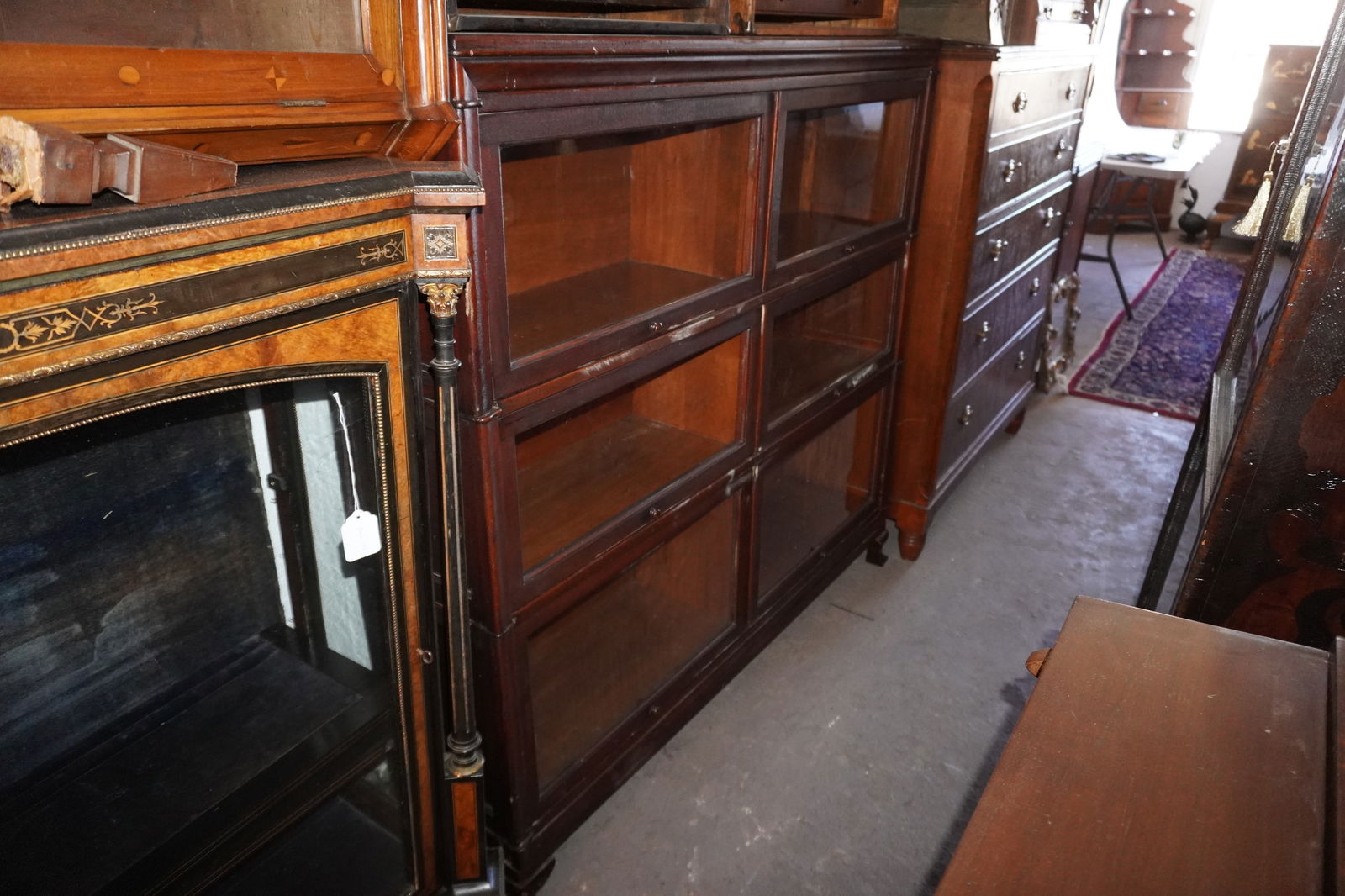 Arts & Crafts Mahogany Lawyers BookCase by Macey (1 of 5)