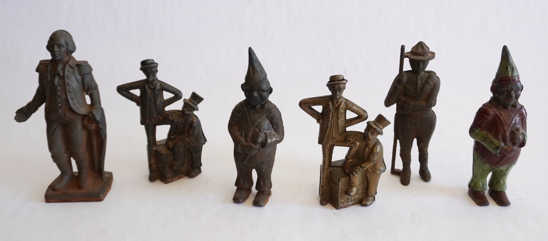 Collection Antique Cast Iron Figural Banks (1 of 1)