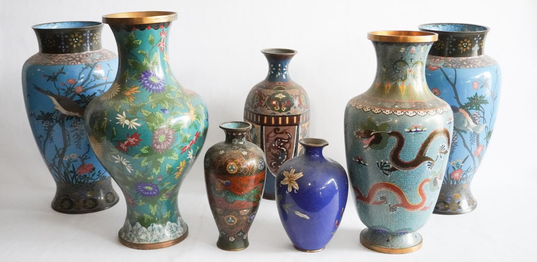 Collection Antique Chinese Cloisonne Articles (1 of 5)
