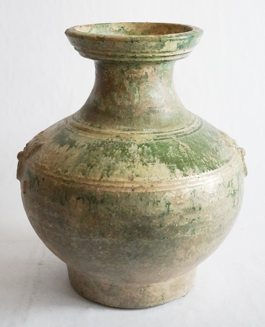 Antique Chinese Han Dynasty Glazed Pottery Vessel (1 of 5)