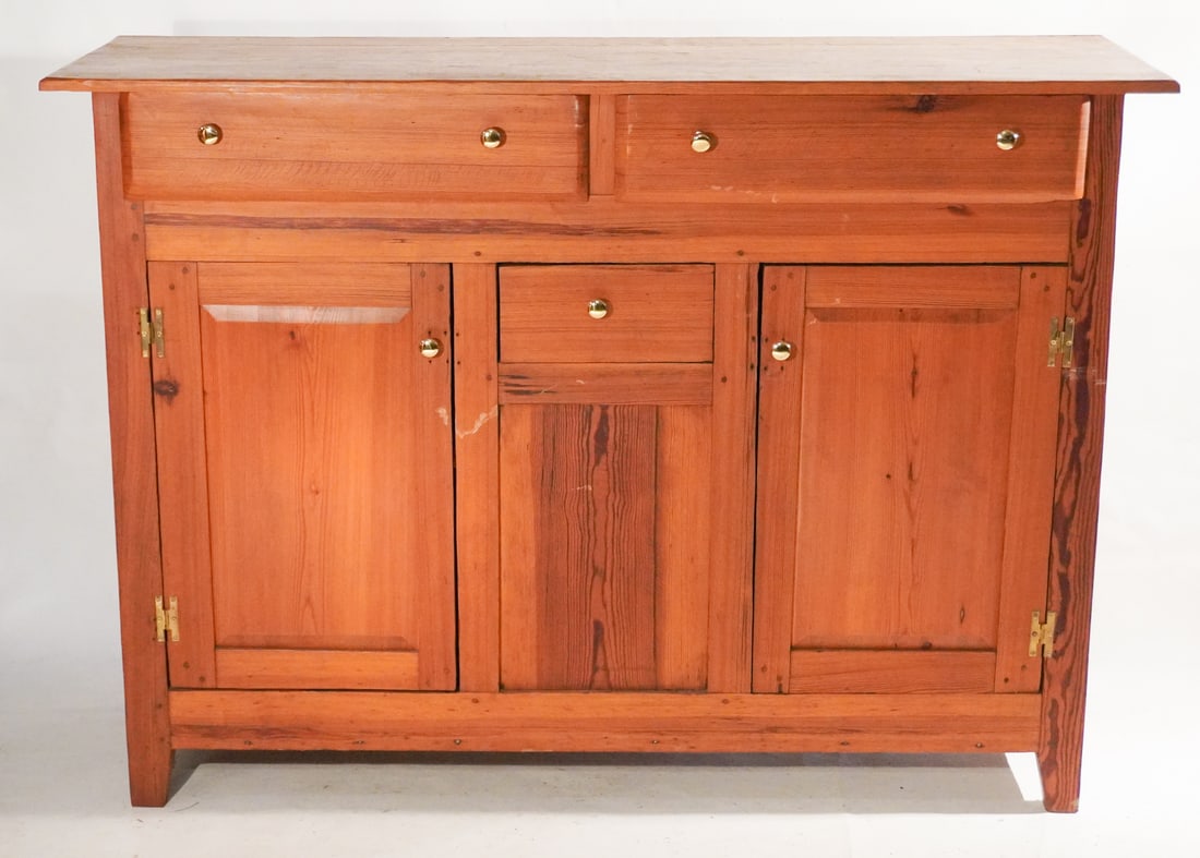 Southern Yellow Pine Country Federal Sideboard (1 of 5)