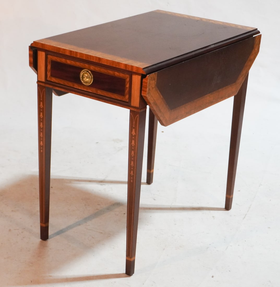 Federal Style Inlaid Mahogany Pembroke Table (1 of 3)