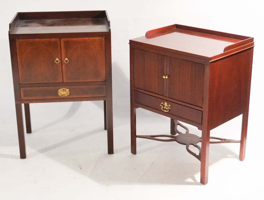 Two Baker Federal Style Side Cabinets (1 of 3)