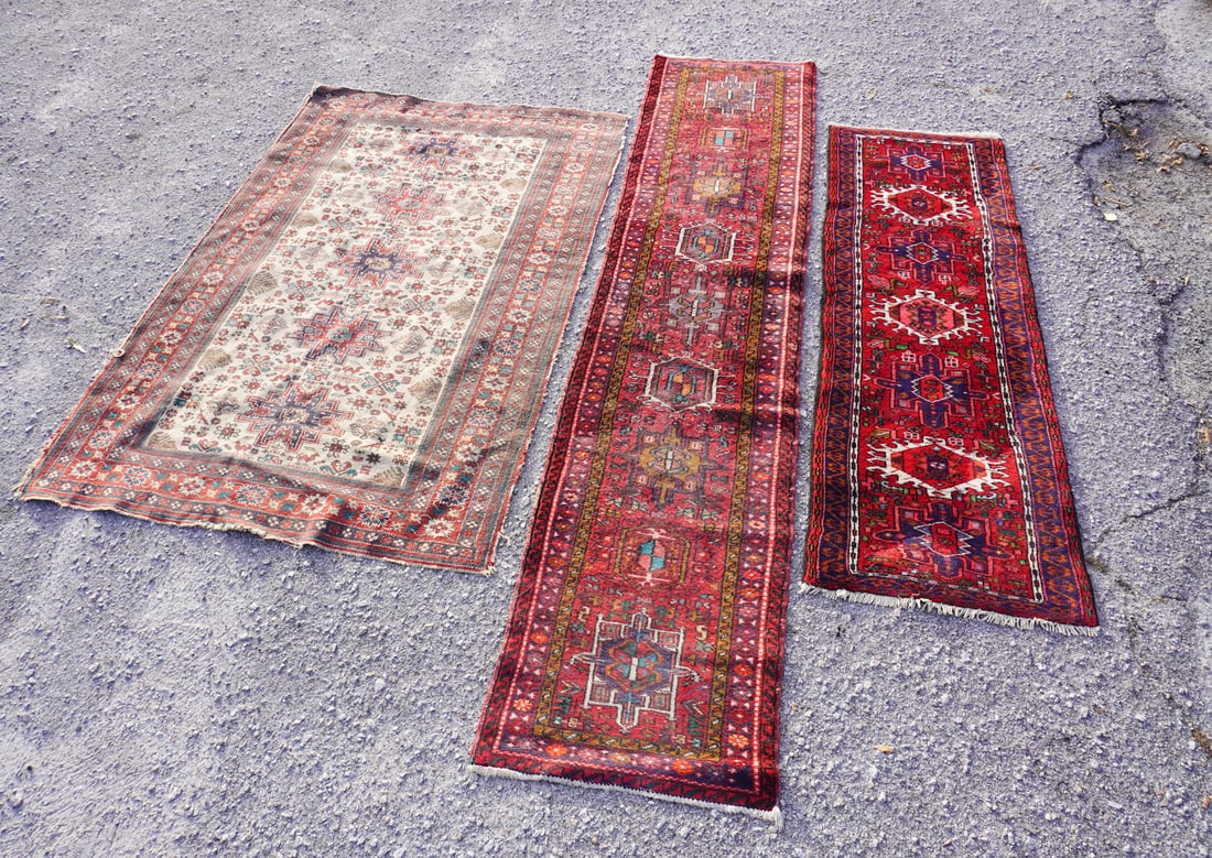 Three Antique Persian Tribal Carpets (1 of 4)