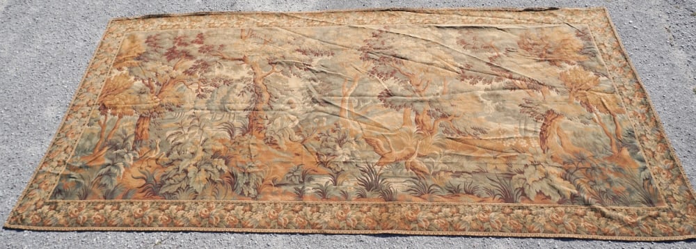 Antique French Flemish Pictorial Tapestry (1 of 7)
