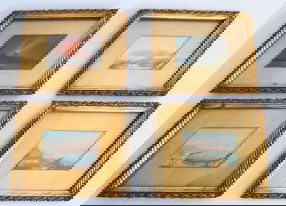 Neapolitan School 19th Century Gauche Works (1 of 11)