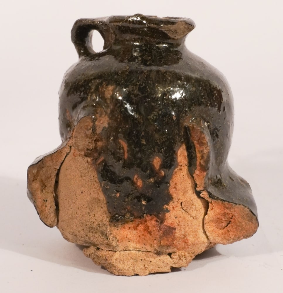 Interesting Southern Stoneware Jug (1 of 3)