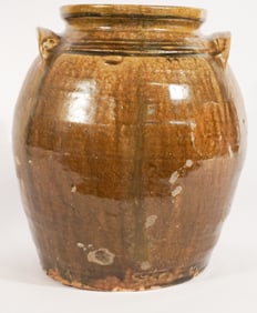 Handsome Southern Stoneware Edgefield District South Carolina Jar