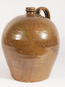 Handsome Southern Stoneware Jug Edgefield District of South Carolina