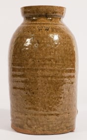 Marked Southern Stoneware North Carolina Jar