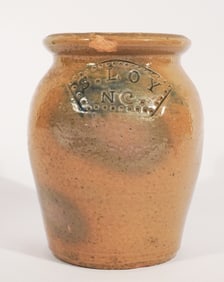 Uncommon Signed Southern Stoneware NC Jar