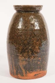 Southern Signed Stoneware Preserve Jar NC