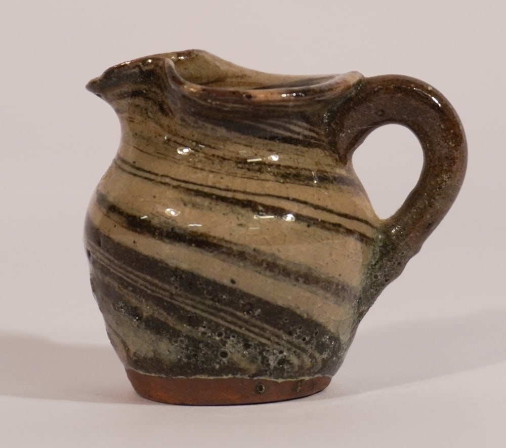 Southern Stoneware NC Miniature Pitcher (1 of 4)
