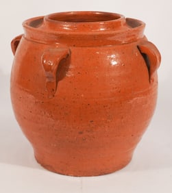 Piedmont North Carolina Redware Home Brew Jar