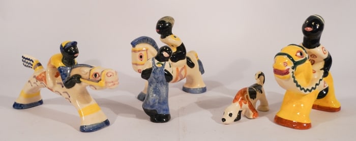 Collection Vintage Shearwater Pottery Figures