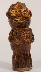 Southern Figural Stoneware Georgia Preacher Man