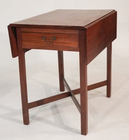 Fine Southern Figured Mahogany Pembroke Table