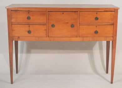 Excellent Piedmont Georgia or South Carolina Tiger Maple Federal Huntboard