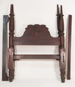 Excellent Caribbean Neoclassical Carved Mahogany