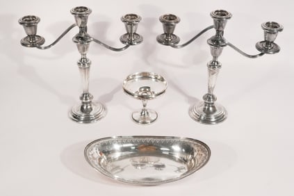 Sterling & Weighted Sterling Silver Table Wares