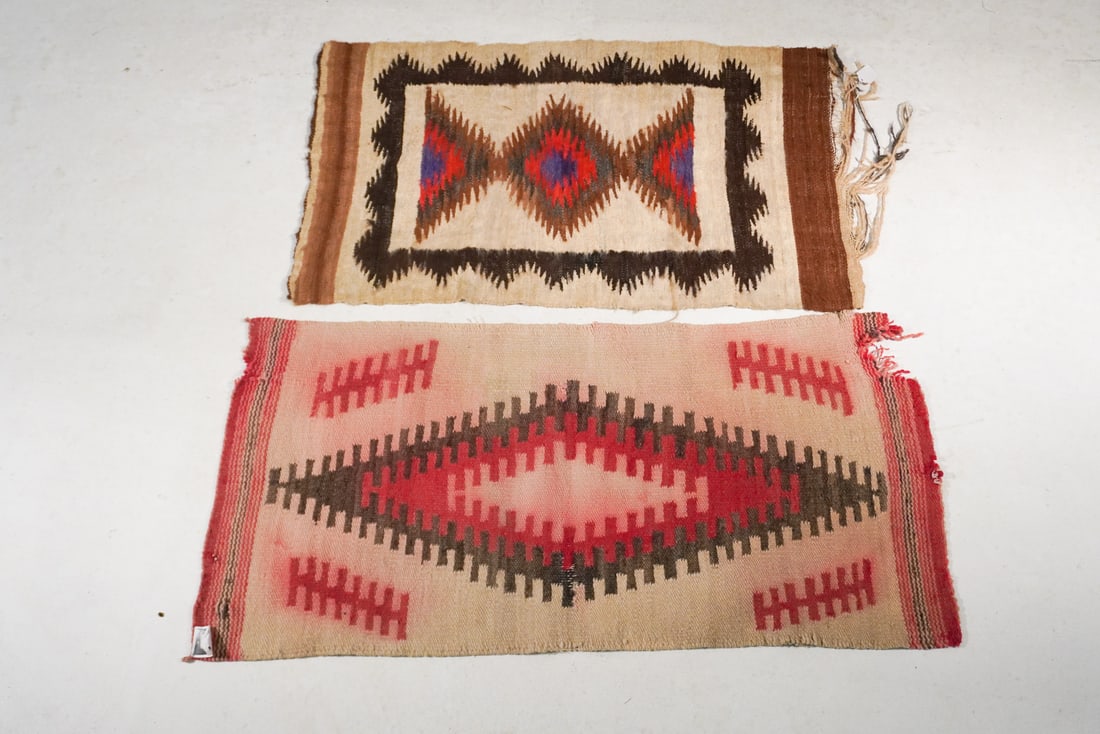 Two Antique Navajo Horse Blankets (1 of 3)