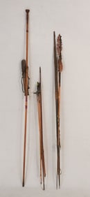 Collection Three Antique South American Indian Hunting Weapons