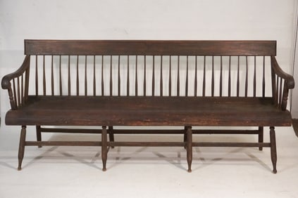 Exceptional Philadelphia Sheraton Windsor Bench