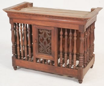 Fine Antique French Walnut Panettiere or Pantry Box