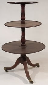 English George III Mahogany Dumb Waiter