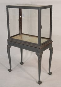 Chippendale Carved & Polychrome Display Cabinet