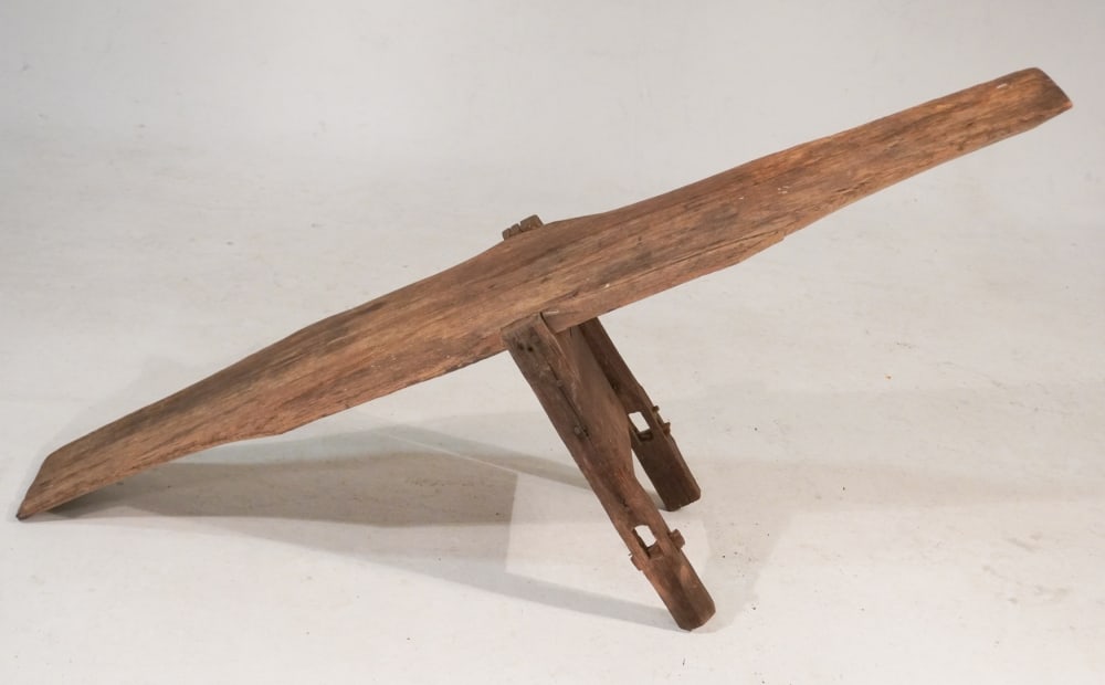 Antique Carved Wood Backcountry Tanning Board for Hyde (1 of 3)