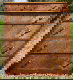 American Country Classical Maple Chest of Drawers