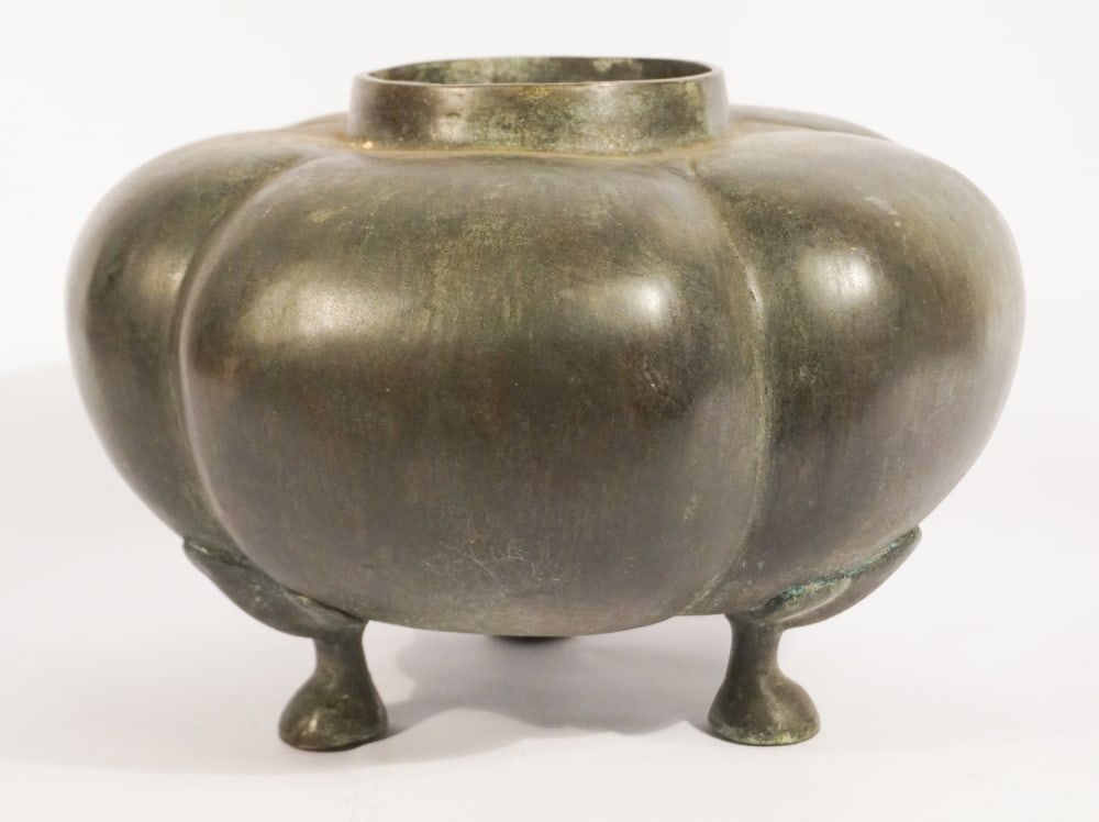 Antique Japanese Bronze Footed Centerpiece (1 of 3)