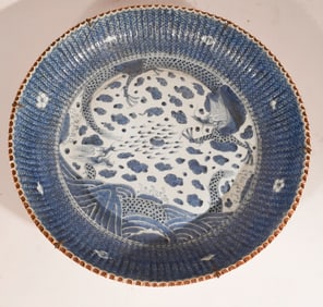 Excellent Antique Japanese Porcelain Charger