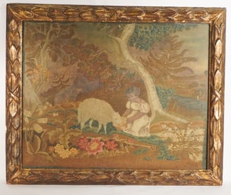 British School Needlework Picture