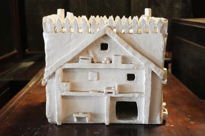 Ceramic Sculpture of Pueblo Home