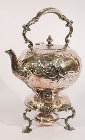 English Regency Sheffield Silver Plate Tea Pot