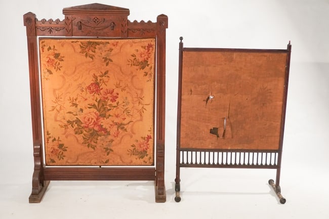 Two Antique Fire Screens (1 of 3)