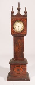 Antique Federal Mahogany Miniature Tall Clock